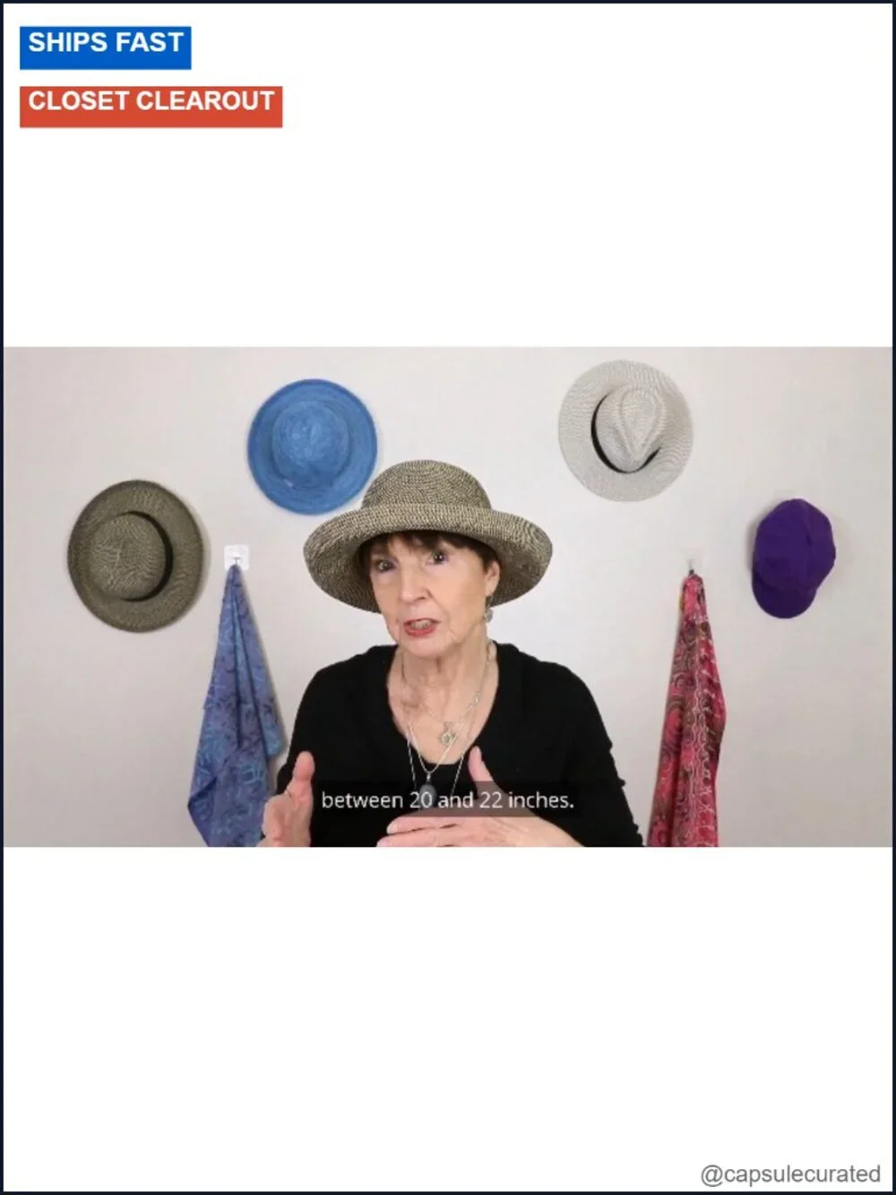 Women's UPF 50+ Packable Sun Hat Adjustable Small Brim Kettle Style for Petite